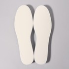 Стельки для обуви, утеплённые, фольгированные, с эластичной белой пеной, универсальные, 36-45р-р, 29,5 см, пара, цвет белый - фото 8240353