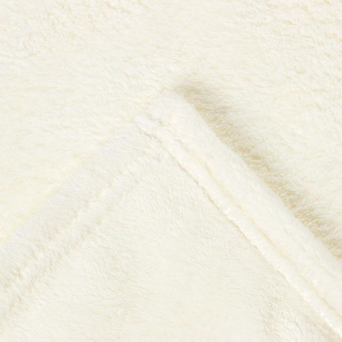 Полотенце с капюшоном Крошка Я, цвет белый, 67х120 см, 100% п/э, 280 г/м2 - фото 1909066451