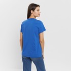 Футболка женская Basic line цвет электро, р-р 44 - фото 21960792