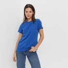 Футболка женская Basic line цвет электро, р-р 48 - фото 21960815