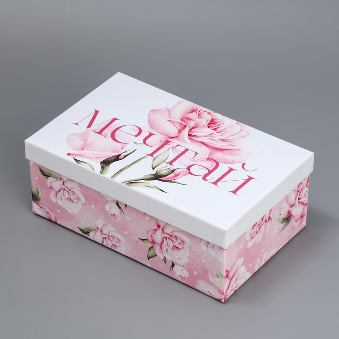 Набор коробок 5 в 1, упаковка подарочная, «Цветы», 22 х 14 х 8.5‒ 32.5 х 20 х 12.5 см - фото 1907604903