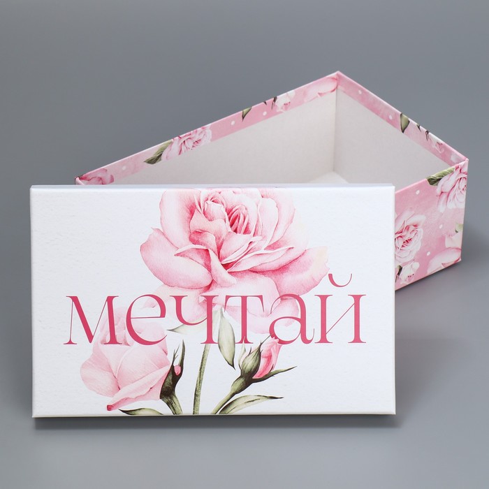Набор коробок 5 в 1, упаковка подарочная, «Цветы», 22 х 14 х 8.5‒ 32.5 х 20 х 12.5 см - фото 1907604904