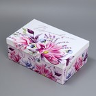Набор коробок 5 в 1, упаковка подарочная, «Цветы», 22 х 14 х 8.5‒ 32.5 х 20 х 12.5 см - Фото 7