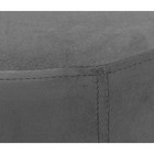 Пуф «Сидней раунд сканди», 400 × 400 × 340 мм, велюр, цвет серый - Фото 3