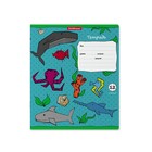 Тетрадь 12 листов в клетку ErichKrause Animal World, обложка мелованный картон, блок офсет, белизна 100%, МИКС (комплект 9 шт) - фото 24566601