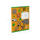 Тетрадь 12 листов в клетку ErichKrause Animal World, обложка мелованный картон, блок офсет, белизна 100%, МИКС - Фото 10