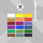 Акварель 18 цветов, ErichKrause Basic, без кисти, эконом, картонная коробка с европодвесом - Фото 2