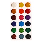 Краски акварельные 18 цветов ErichKrause Basic, эконом упаковка, без кисти, картон с европодвесом - фото 7629596