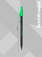Карандаш механический ErichKrause. XS Clip Accent, толщина грифеля 0.7 мм, НВ, с ластиком, МИКС - Фото 3