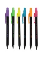 Карандаш механический ErichKrause. XS Clip Accent, толщина грифеля 0.7 мм, НВ, с ластиком, МИКС - Фото 7