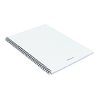 Тетрадь А4, 80 листов в клетку на спирали ErichKrause Total White, пластиковая обложка, блок офсет, белизна 100%, белая - фото 24384271
