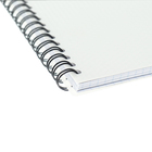 Тетрадь А4, 80 листов в клетку на спирали ErichKrause Total White, пластиковая обложка, блок офсет, белизна 100%, белая - фото 24384272