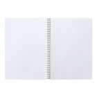 Тетрадь А4, 80 листов в клетку на спирали ErichKrause Total White, пластиковая обложка, блок офсет, белизна 100%, белая - фото 24384273