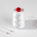 Нитки мешкозашивочные «Эконом», 150 текс, 1000 м, цвет белый - Фото 3