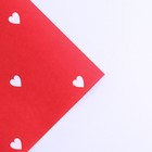 Бумага упаковочная крафтовая «Сердце для тебя», 50 х 70 см - Фото 3