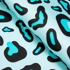 Пленка матовая, двусторонняя, «Леопард», голубая, 0.57×0.57 м - Фото 2