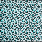 Пленка матовая, двусторонняя, "Леопард", голубая, 0,57 х 0,57 м - Фото 4