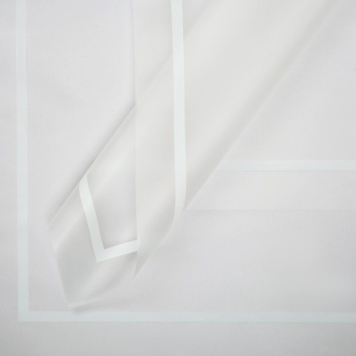 Пленка матовая "Квадрат", белый, 57*57 см - Фото 1