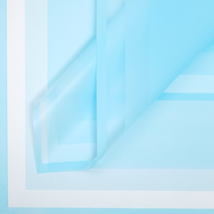 Пленка листах 57x57см, светло-голубой - Фото 1