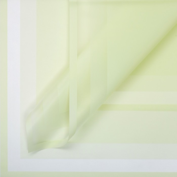Пленка листах 57x57см, светло-зелёный - Фото 1