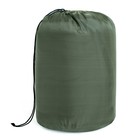 Спальный мешок туристический, 220×75 см, до -20 градусов, 700 г/м², цвет мха - Фото 4