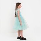 Платье для девочки с крылышками KAFTAN, размер 32 (110-116 см), цвет бирюзово-голубой - Фото 6