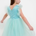 Платье для девочки с крылышками KAFTAN, размер 32 (110-116 см), цвет бирюзово-голубой - Фото 3