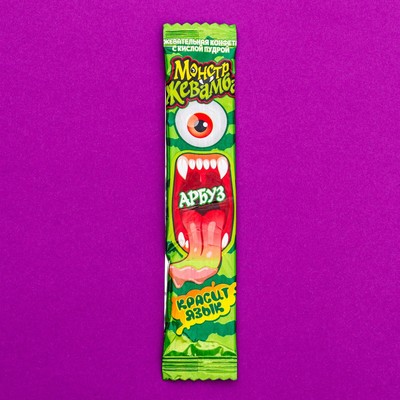 Хеллоуин. Жевательная конфета «Монстр Жевамба» ассорти, 8 г