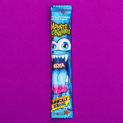 Хеллоуин. Жевательная конфета «Монстр Жевамба» ассорти, 8 г