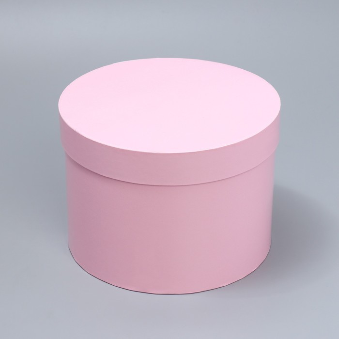 Набор шляпных коробок 3 в 1, упаковка подарочная, «Розовый», 18 х 18 х 13‒25 х 25 х 15 см - фото 1909066743