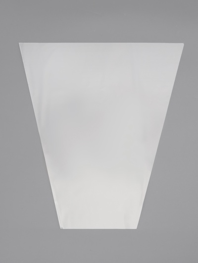 Пакет для цветов, конус, 12+35×40 см, прозрачный