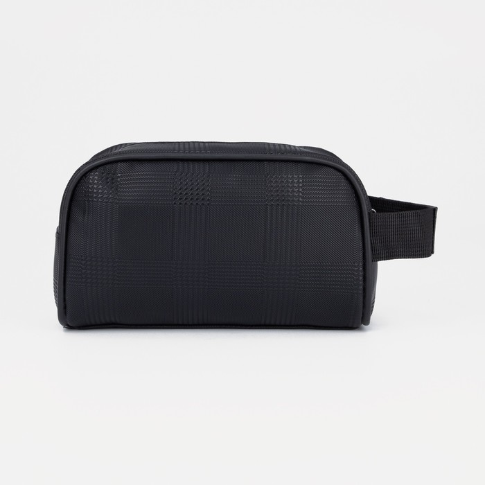 Косметичка на молнии, цвет чёрный 32689