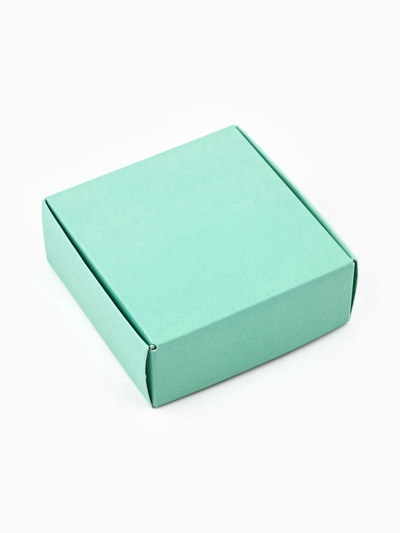 Коробка подарочная под бижутерию двухсторонняя, упаковка, «Тиффани», 7.5 х 7.5 х 3 см