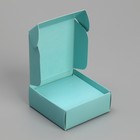 Коробка подарочная под бижутерию двухсторонняя, упаковка, «Тиффани», 7.5 х 7.5 х 3 см - Фото 5