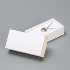 Коробка под бижутерию, упаковка, «Белая», 10 х 5 х 3 см - Фото 7