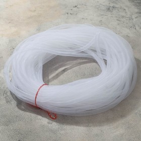 Бижутерная сетка-рукав, 8мм, 25 метров, цвет белый