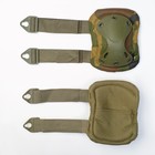 Набор наколенники 17×20 см и налокотники 14×17.5 см, хаки - Фото 3