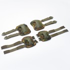 Набор наколенники 17×20 см и налокотники 14×17.5 см, хаки - Фото 4