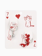 Кольца парные «Сердце», 2 шт. на магните, цвет красно-серебряный, безразмерные - Фото 5