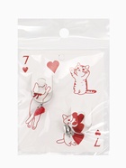 Кольца парные «Сердце», 2 шт. на магните, цвет красно-серебряный, безразмерные - Фото 6