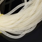 Бижутерная сетка-рукав, 8 мм, 30 метров, цвет молочный - Фото 3