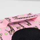 Сумка - переноска «Жирафы», размер M, 40×21×27 см, каркасная - Фото 13