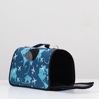 Сумка-переноска каркасная «Самолеты», размер M, 40×21×27 см - Фото 9