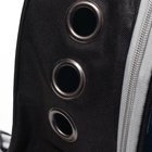 Рюкзак для переноски кошек и собак, прозрачный с напылением, 33×25×41 см - Фото 11