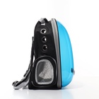 Рюкзак для переноски кошек и собак, прозрачный с напылением, 33×25×41 см - Фото 5