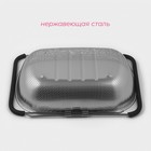 Дуршлаг - сито Доляна на раковину, 34.5×24×7.5 см, раздвижной, нержавеющая сталь, серебристый - Фото 4