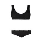 Комплект женский (топ, трусы), цвет чёрный, размер ONE SIZE (42-48) 9436392