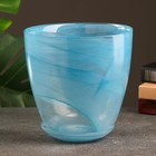 Горшок цветочный с поддоном №5 "Алеб" лазурный, 3 л - Фото 1