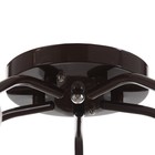 Люстра на потолок BayerLux «Онлайн», 5×15 Вт, Е27, венге/черный 9095885