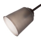 Люстра на потолок BayerLux «Онлайн», 5×15 Вт, Е27, венге/черный 9095885